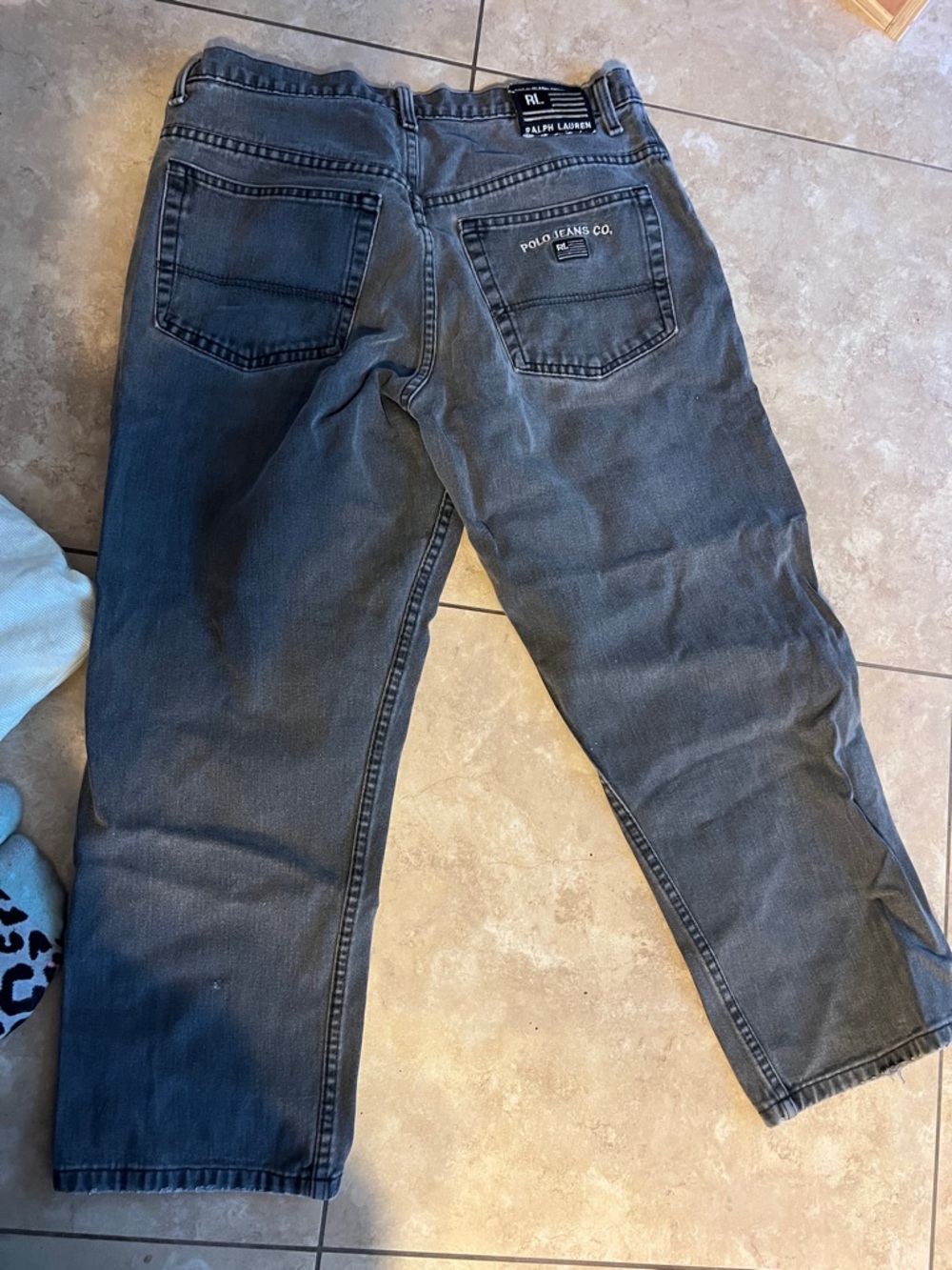 Ralph Lauren Black Washed Jeans